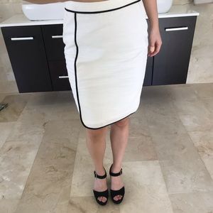 Ann Taylor - Black White Pencil Skirt